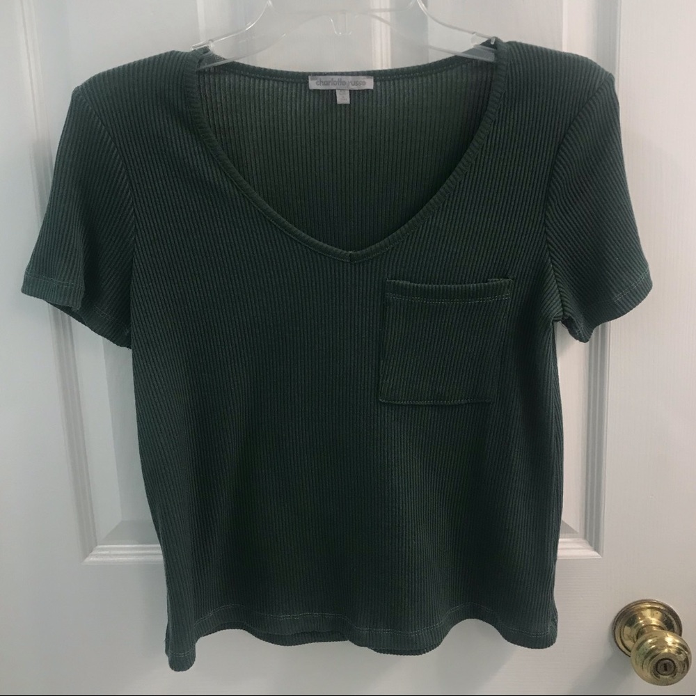 Charlotte Russe Knit V-Neck